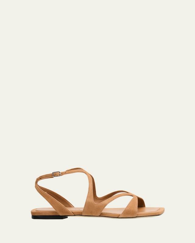 Ayla Suede Flat Sandals